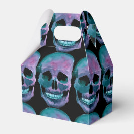 Halloween Sacar Caja de Favor - Diseño de cráneo