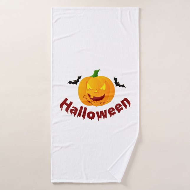 Halloween sangriento (Toalla de baño)