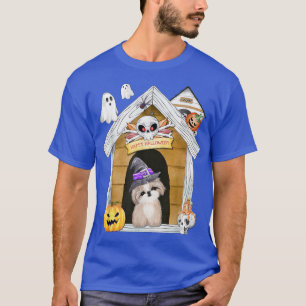 Halloween Shih Tzu Perro Bruja embrujada camiseta 