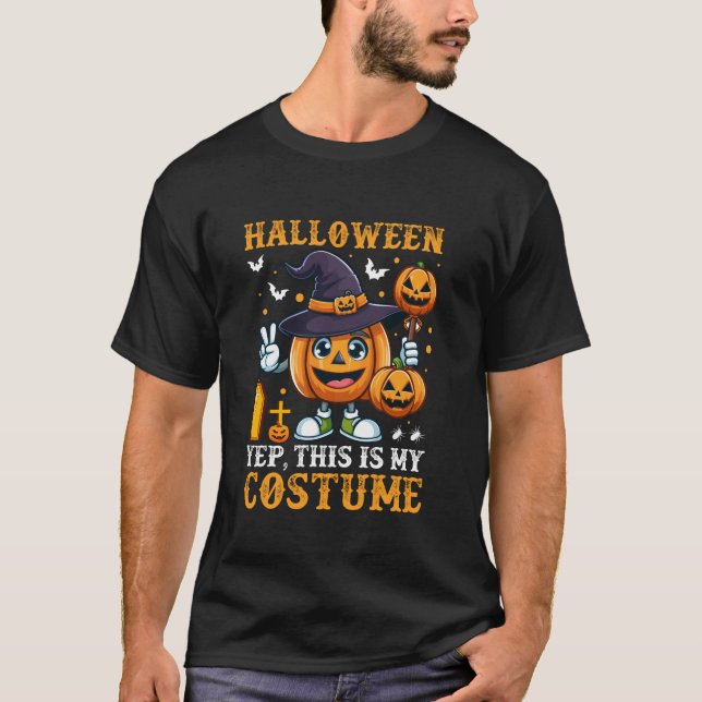 Halloween Sí Esta Es Mi Camisa De Vestimenta (Anverso)