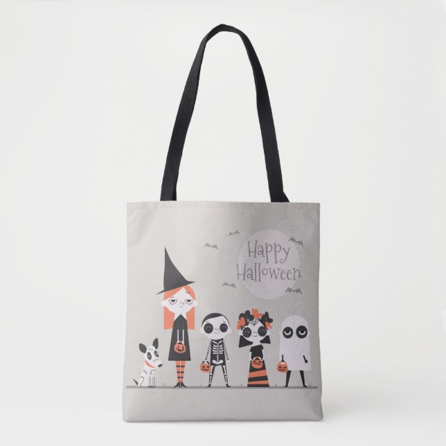 Halloween simple pero elegante | Bolso de tela (Anverso)