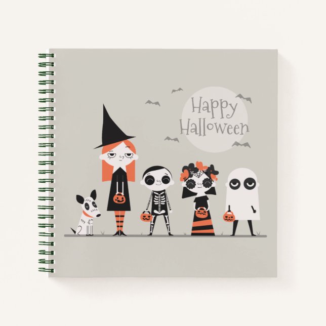 Halloween simple pero elegante | Cuaderno (Anverso)