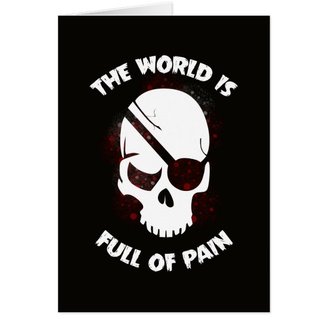 Halloween Skull Dark Black Scary (Frente)