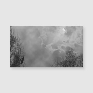 Halloween Sky atormentado con Ravens