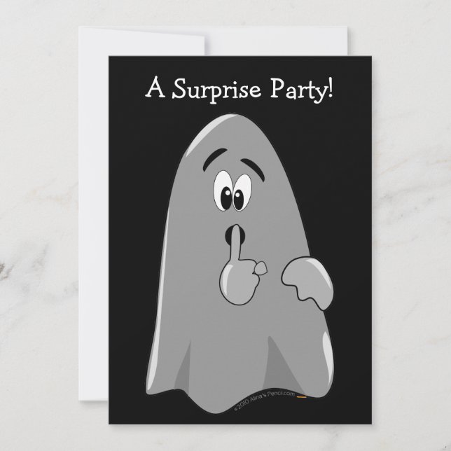 Halloween Sorpresa invitaciones a fiesta Personali (Anverso)