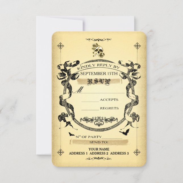 Halloween ~ Spooktacular1 - Tarjeta de respuesta / (Anverso)