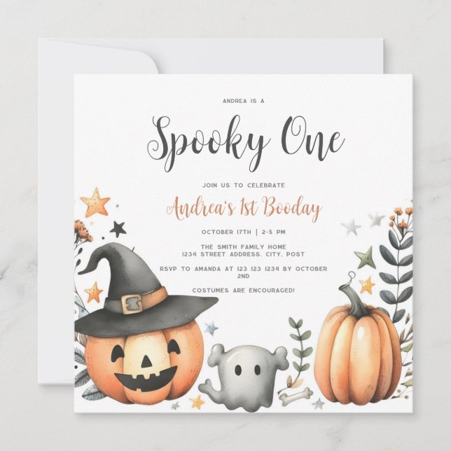 Halloween Spooky primero uno (Anverso)