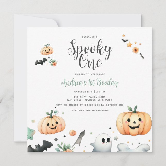 Halloween Spooky primero uno (Anverso)