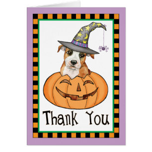 Halloween Staffordshire Bull Terrier Gracias