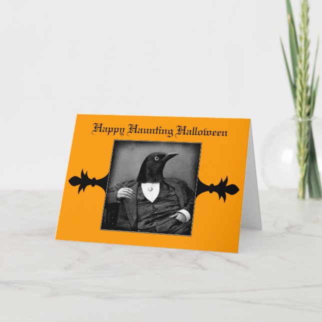 Halloween Tarjeta o invitación gótica victoriana (Anverso)