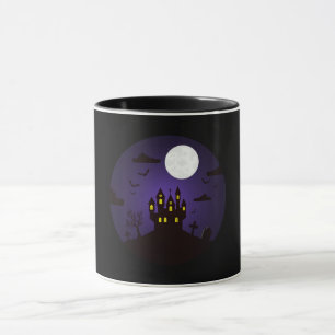 Halloween - taza del castillo de Drácula