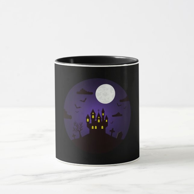 Halloween - taza del castillo de Drácula (Centro)