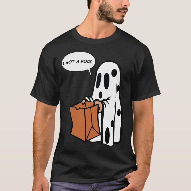 Halloween Tengo Una Camiseta Fantasma De Rock (Anverso)