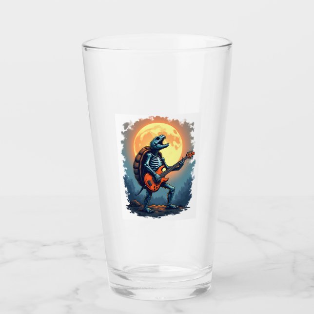 Halloween Tortuga esqueleto balancín tee para el a (Anverso)