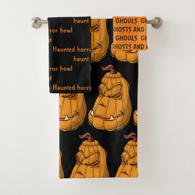 Halloween Towel Bath set (In situ)