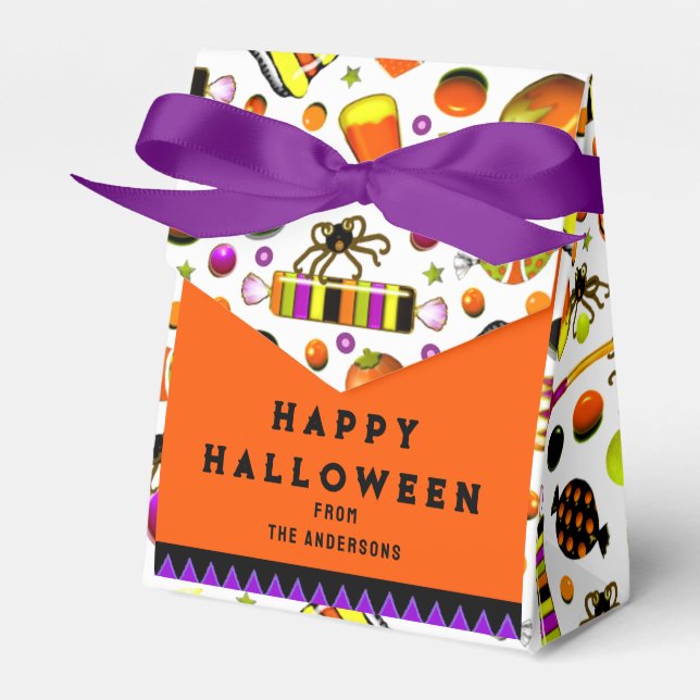Halloween trata la caja de favores (Front Side)