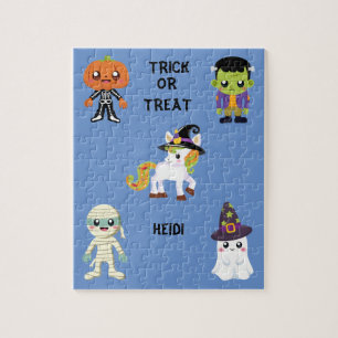 HALLOWEEN "TRICK O TRATAR A LOS NIÑOS PUZZLE PERSO