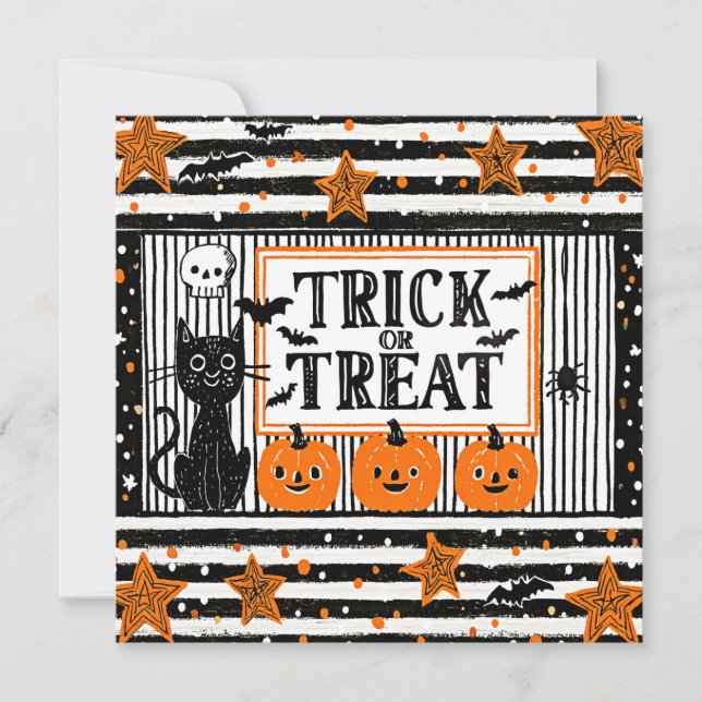 Halloween Truco o Trato (Anverso)