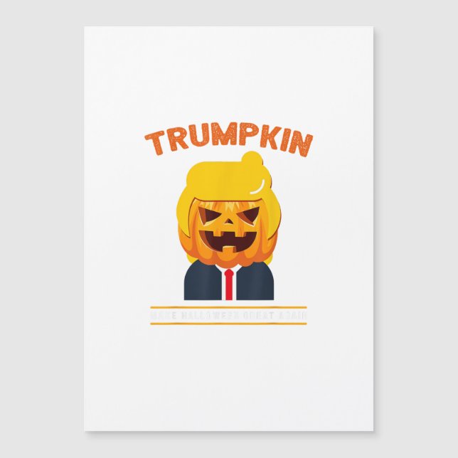 Halloween Trumpkin Funny Calabaza Halloween (Anverso)