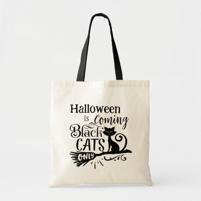 Halloween viene con la bolsa de la tota de los gat (Frente)