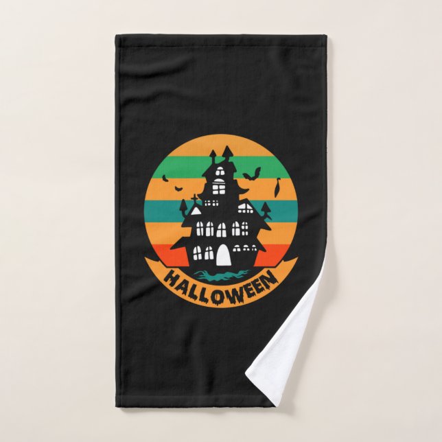 Halloween Vintage (Toalla de mano)