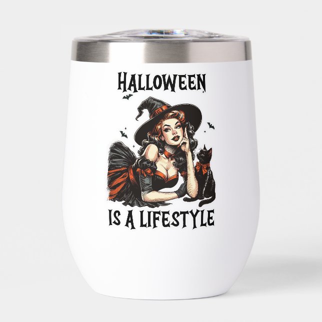 Halloween Vintage Pin Up Witches (Frente)