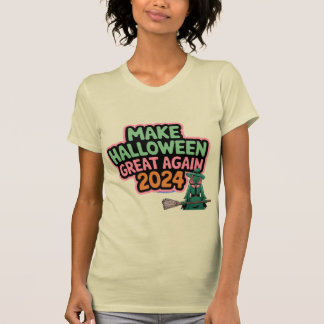 Halloween vuelva a ser una camiseta femenina
