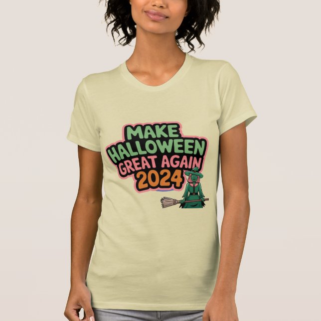 Halloween vuelva a ser una camiseta femenina (Anverso)
