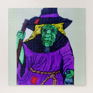 HALLOWEEN WITCH JIGSAW PUZZLE