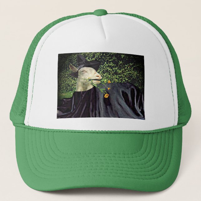 Halloween Wizard Goat Gorra (Anverso)