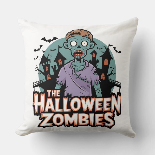 Halloween Zombies Cojín decorativo de casa: Nuevo  (Anverso)