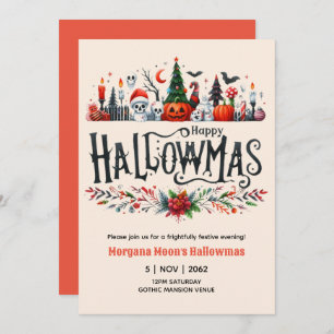 Hallowmas Invitaciones Navidades de Halloween Mash