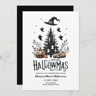 Hallowmas Invitaciones Navidades de Halloween Mash