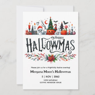 Hallowmas Invitaciones Navidades de Halloween Mash