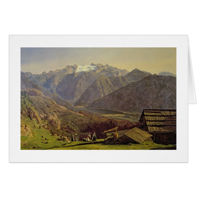 Hallstatter-Vea (aceite en lona) (Anverso (Horizontal))