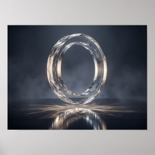 Halo de Cristal Transparente Impresión en Lona de