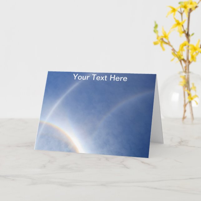 halos personalizables alrededor de la tarjeta sola (flor amarilla)