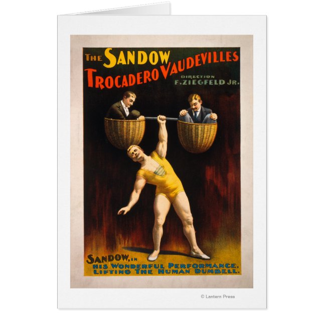 Halterofilia del Sandow Trocadero Vaudevilles (Frente)
