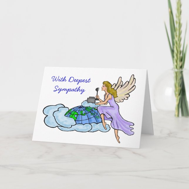¡Ham Radio Angel Personalizar Tarjeta De Compatía! (Anverso)