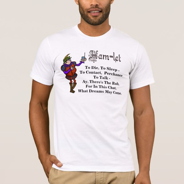 Ham Radio Hamlet Posibilidad De Hablar Camiseta (Anverso)