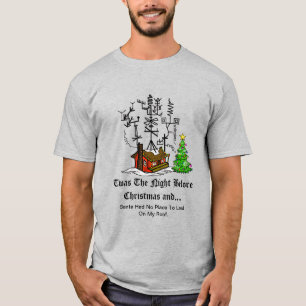 Ham Radio Night Antes De La Camiseta De Navidad