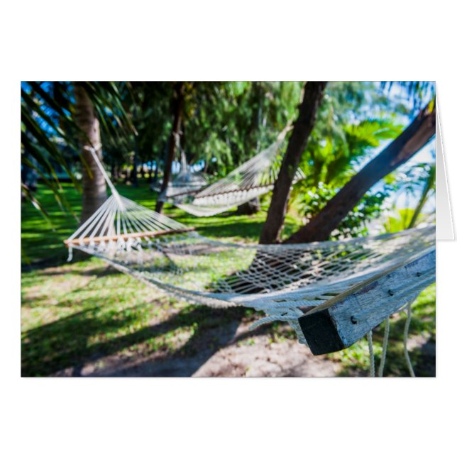 Hamaca en la playa, Fiji (Anverso (Horizontal))