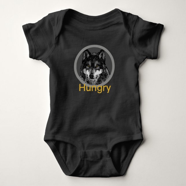 Hambre - Baby Jersey Bodysuit  (Anverso)