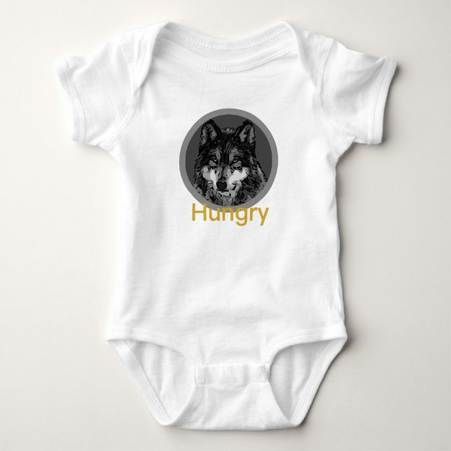 Hambre - Baby Jersey Bodysuit  (Anverso)