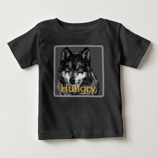 Hambre - Camiseta Baby Fine Jersey (Anverso)