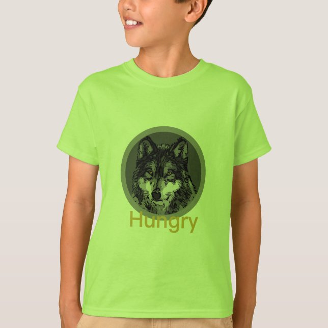 Hambre - Camiseta básica para niños (Anverso)