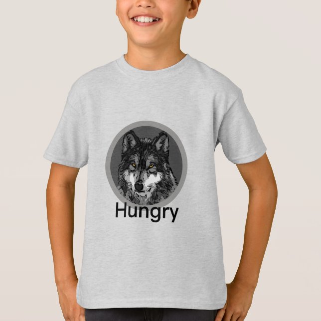 Hambre - Camiseta básica para niños (Anverso)