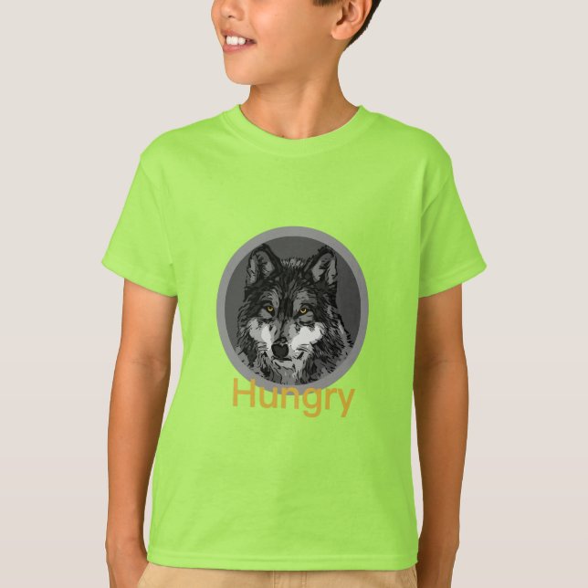 Hambre - Camiseta básica para niños (Anverso)