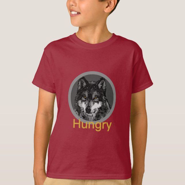 Hambre - Camiseta básica para niños (Anverso)