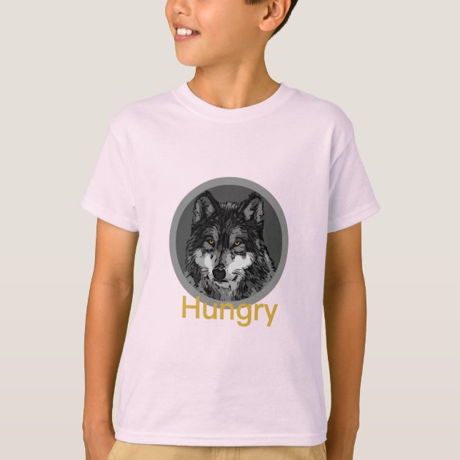 Hambre - Camiseta básica para niños (Anverso)